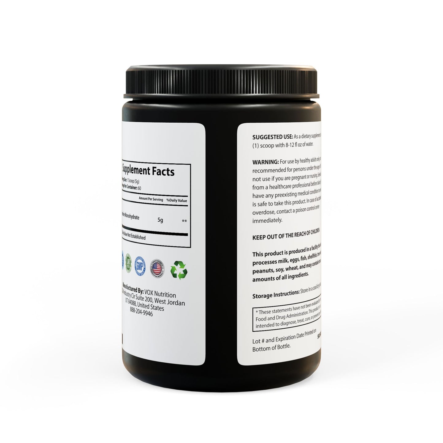 Novem Creatine Monohydrate (300g, 10.58oz)