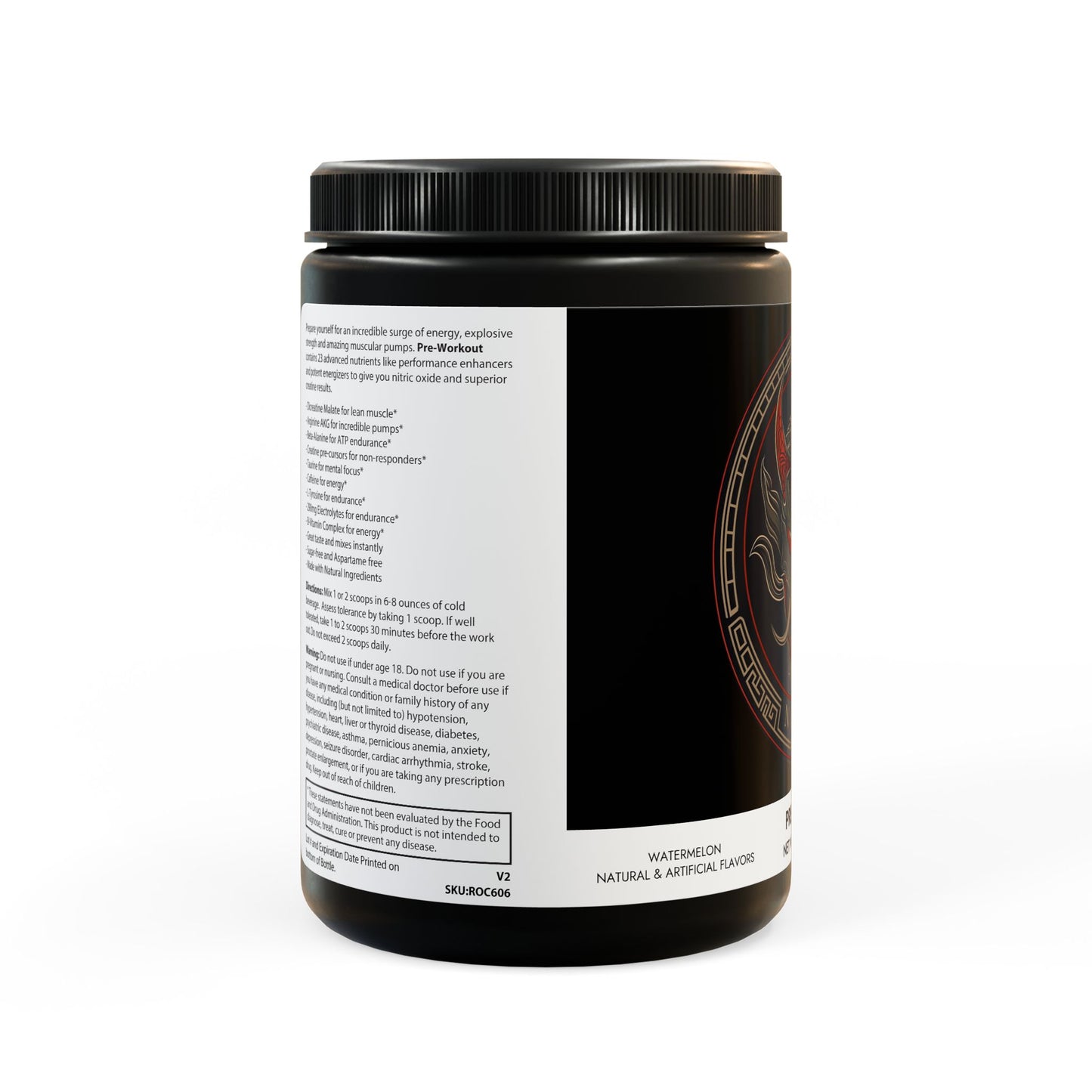 Pre-Workout Novem Supplement, Watermelon (300g, 10.58oz)