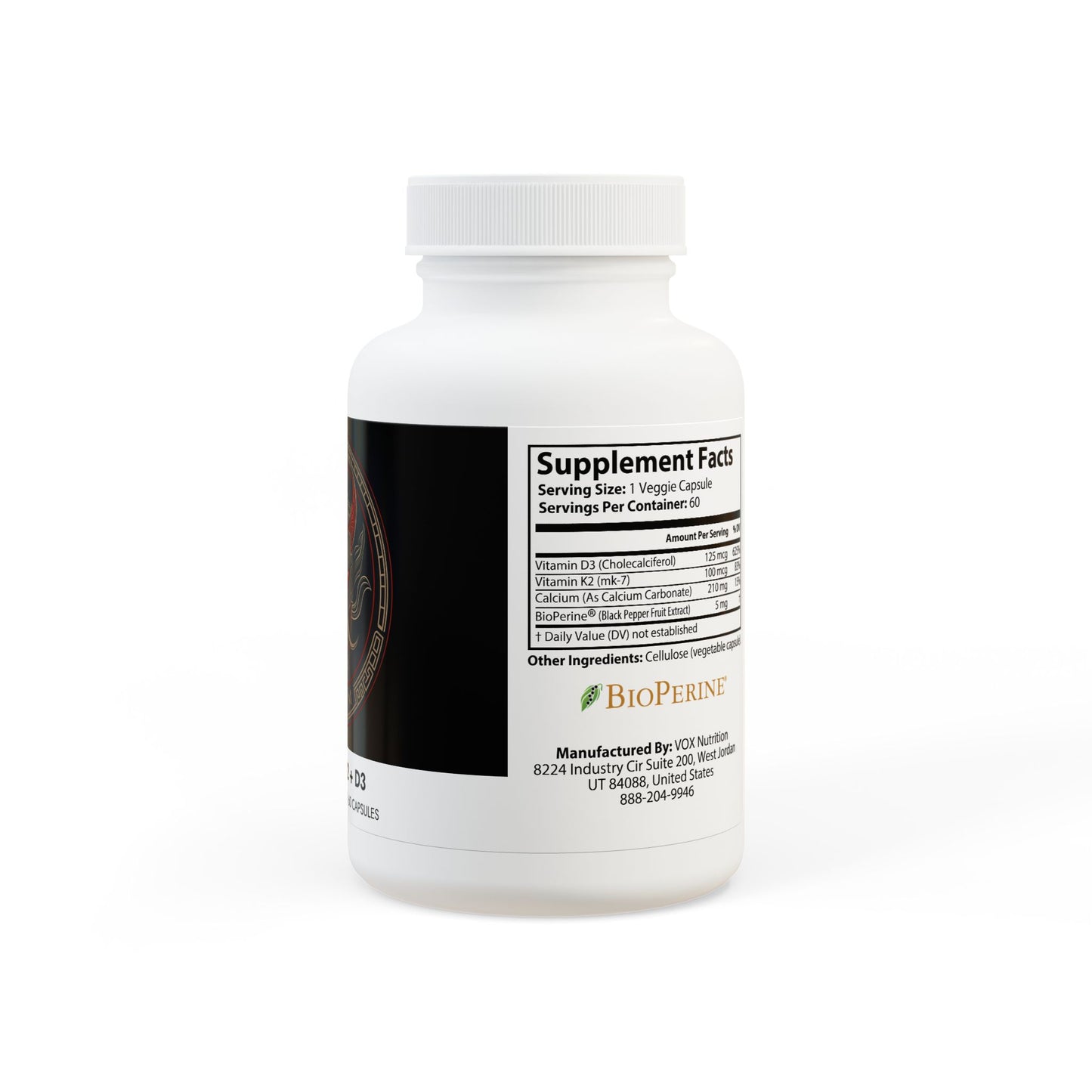 Novem Vitamin K2 + D3 (60 Capsules)