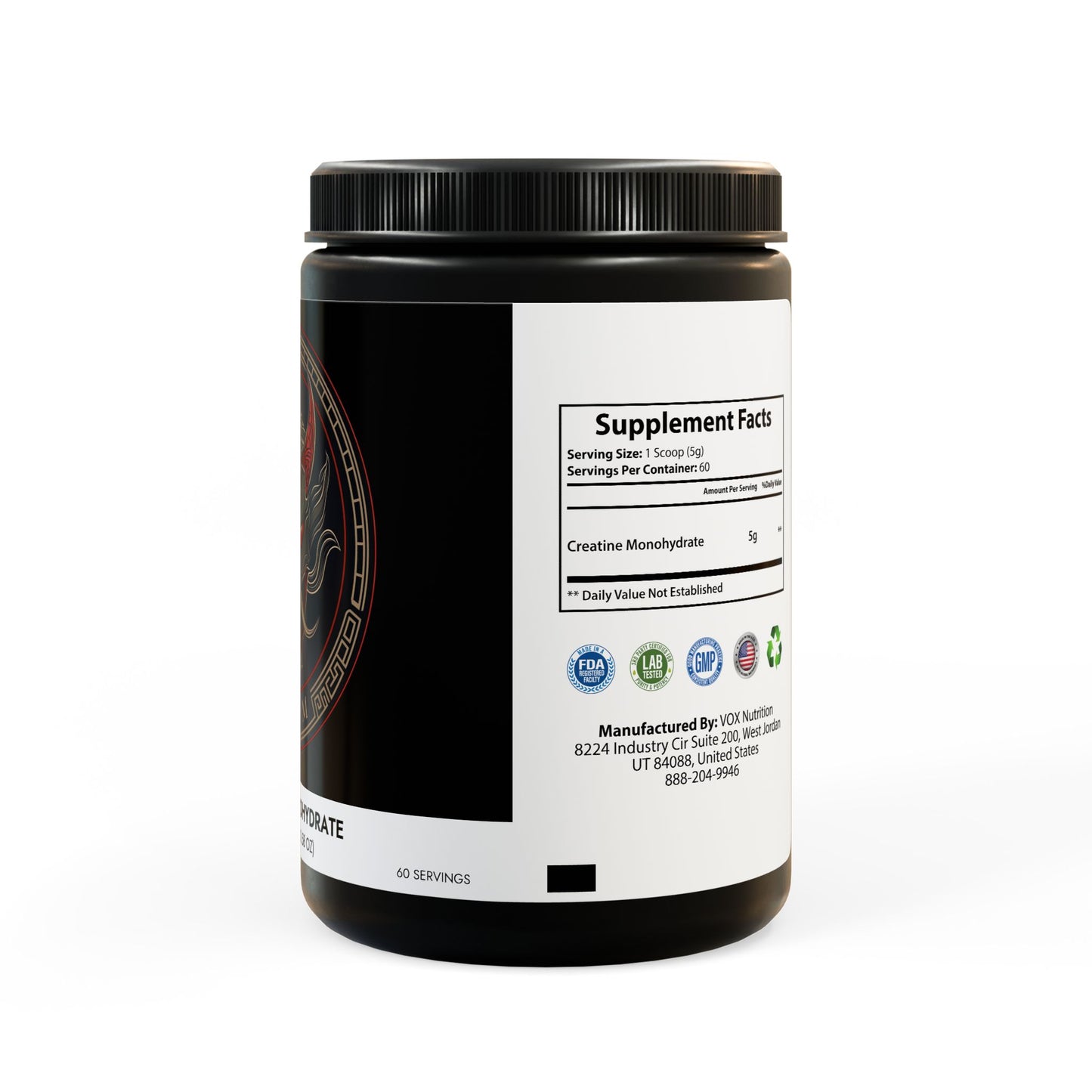 Novem Creatine Monohydrate (300g, 10.58oz)