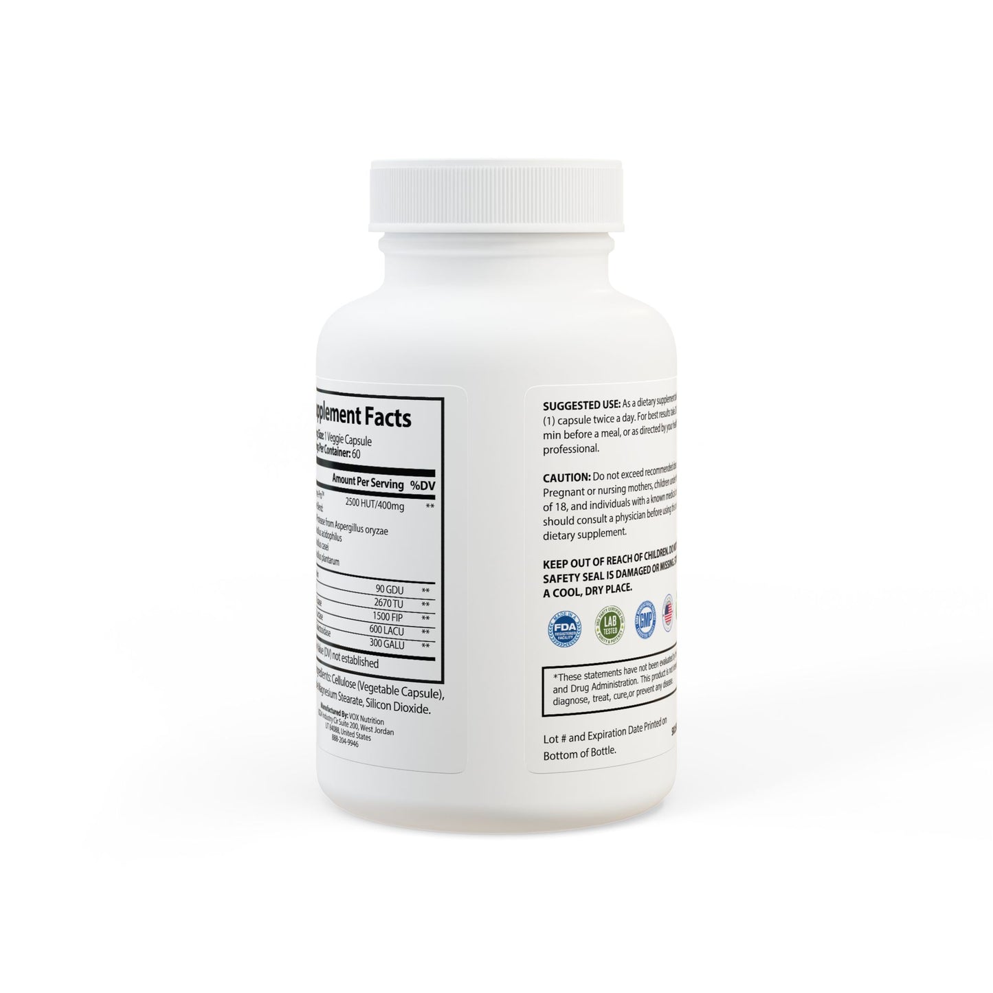 Novem Digestive Enzyme Blend (60 Capsules)