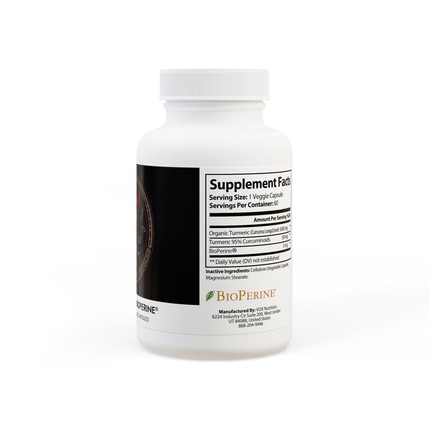 Novem Turmeric with BioPerine®  (60 Capsules)